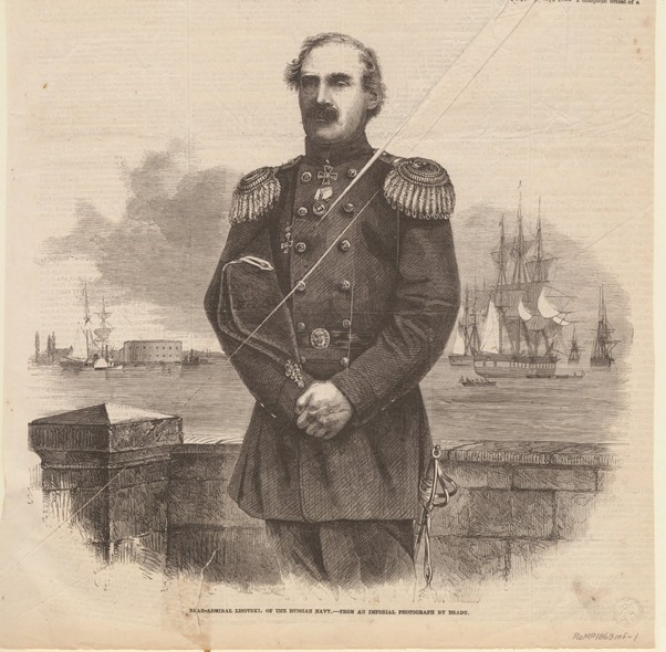 Admiral Stepan Stepanovich Lesovsky (1816-1866) from Unbekannter Künstler