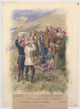 The April Uprising 1878. Negotiations at the headquarters of the insurgents