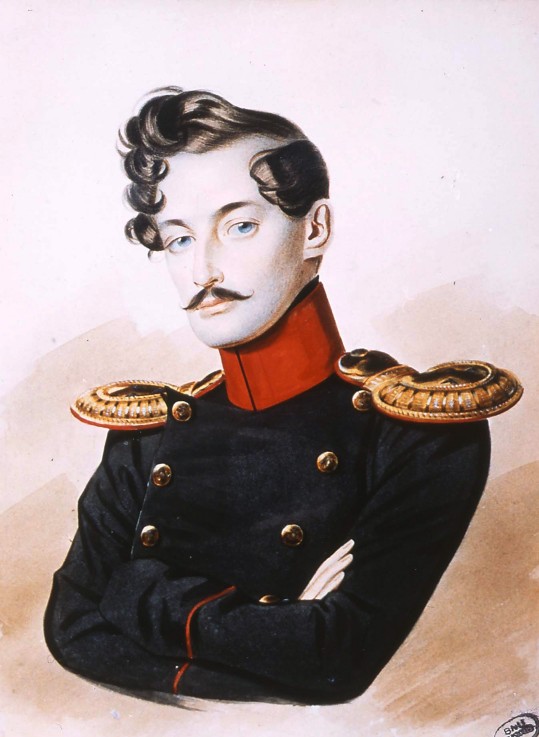 Portrait of Georges-Charles de Heeckeren d'Anthès (1812-1895) from Unbekannter Künstler