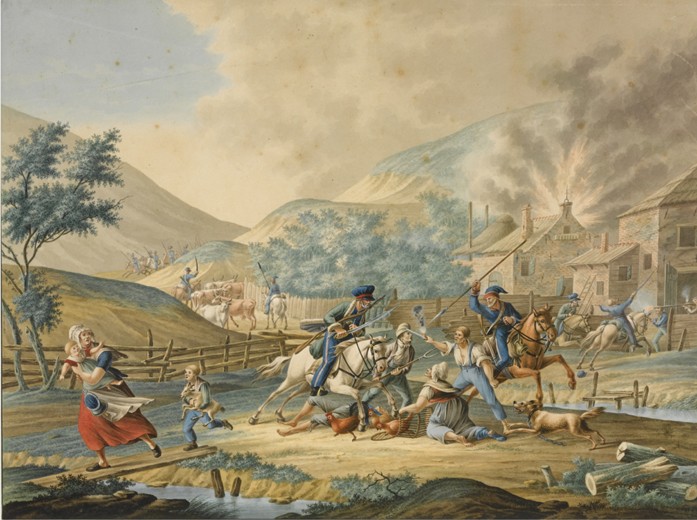 Anglo-Russian invasion of Holland in 1799 from Unbekannter Künstler