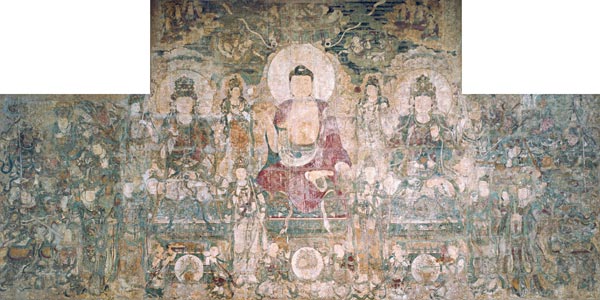 Bhaisajyaguru, the buddha of healing and medicine from Unbekannter Künstler