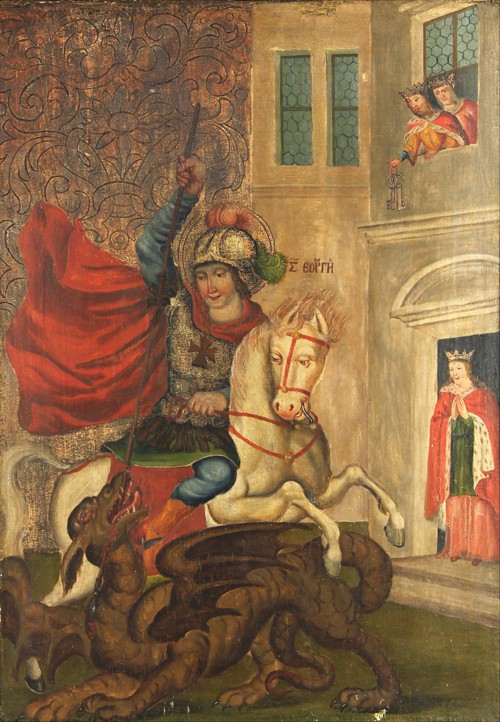 Saint George and the Dragon from Unbekannter Künstler