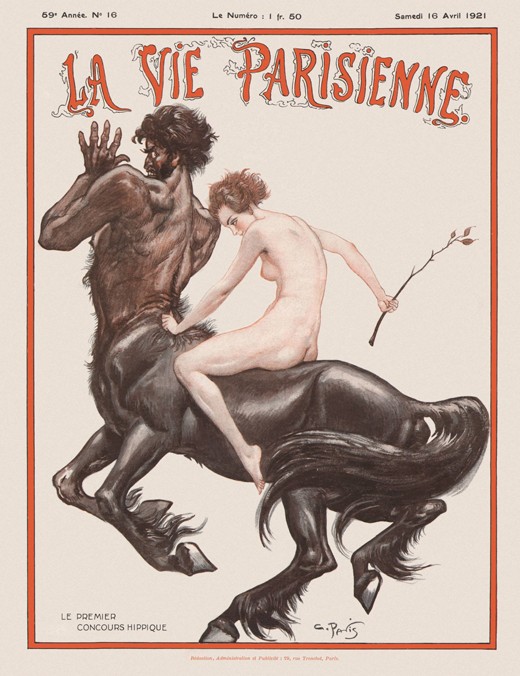 La Vie Parisienne Magazine Cover from Unbekannter Künstler