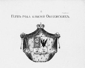 The coat of arms of the Obolensky House