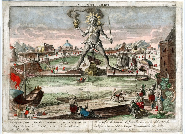 The Colossus of Rhodes from Unbekannter Künstler