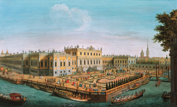 The Summer Palace in St. Petersburg from Unbekannter Künstler