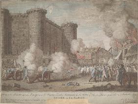 The Storming of the Bastille on 14 July 1789