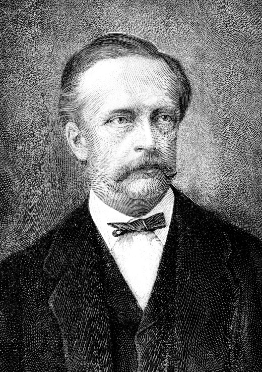 German physician and physicist Hermann von Helmholtz (1821-1894) from Unbekannter Künstler