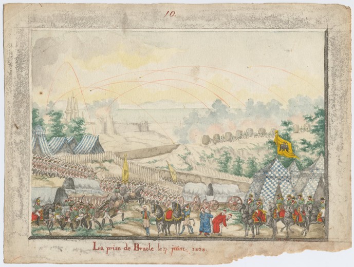 The Capture of the Brailov fortress on June 7, 1828 from Unbekannter Künstler
