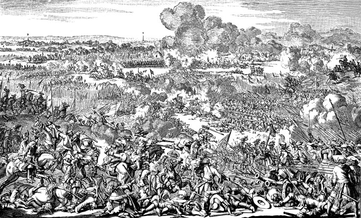 The Battle of Mollwitz on April 10, 1741 from Unbekannter Künstler