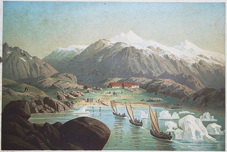 The second German northpolar expedition to the Arctic and Greenland in 1869 from Unbekannter Künstler