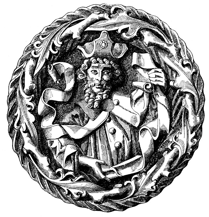 Dietrich Kagelwit (ca 1300-1367), Archbishop of Magdeburg (Illustration from the History of Prussia) from Unbekannter Künstler