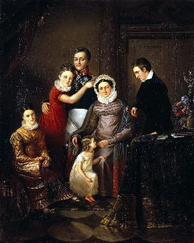 Portrait of the Family of Prince Nikolay Repnin-Volkonsky