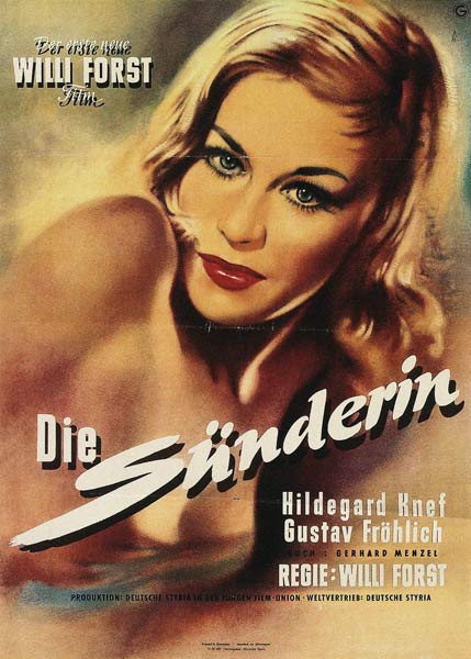 Movie poster The Sinner from Unbekannter Künstler