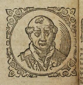 Geoffrey of Monmouth (From: Prophetia Anglicana, Merlini Ambrosii Britanni)