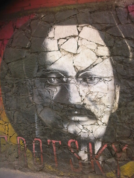 Graffiti of Leon Trotsky from Unbekannter Künstler