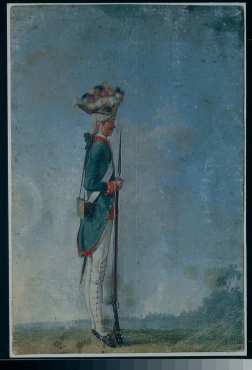 Grenadier of the Preobrazhensky Regiment from Unbekannter Künstler
