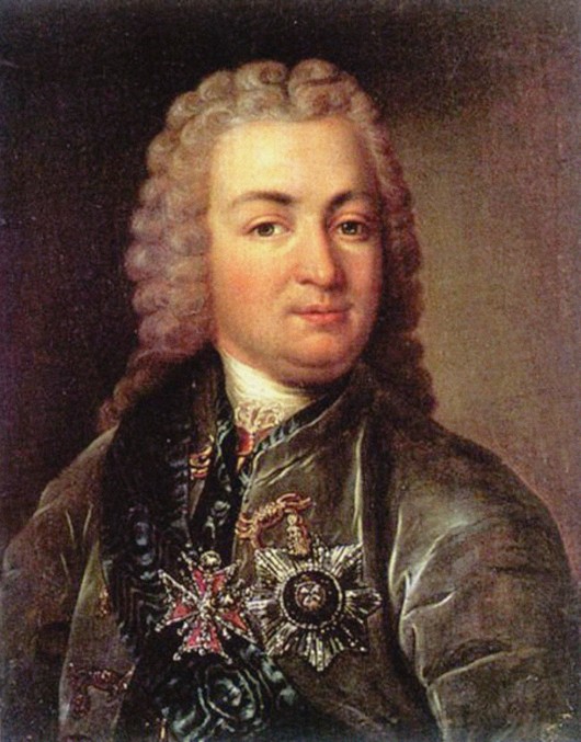 Gustav Reinhold von Loewenwolde (1693-1758) from Unbekannter Künstler
