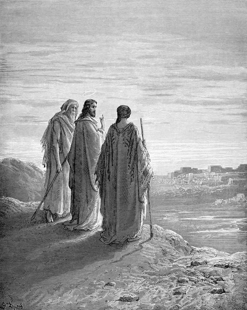 Jesus und die Jünger von Emmaus from Unbekannter Künstler