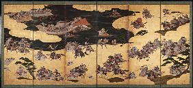 Battle scenes from the Tale of Heike (Heike Monogatari)