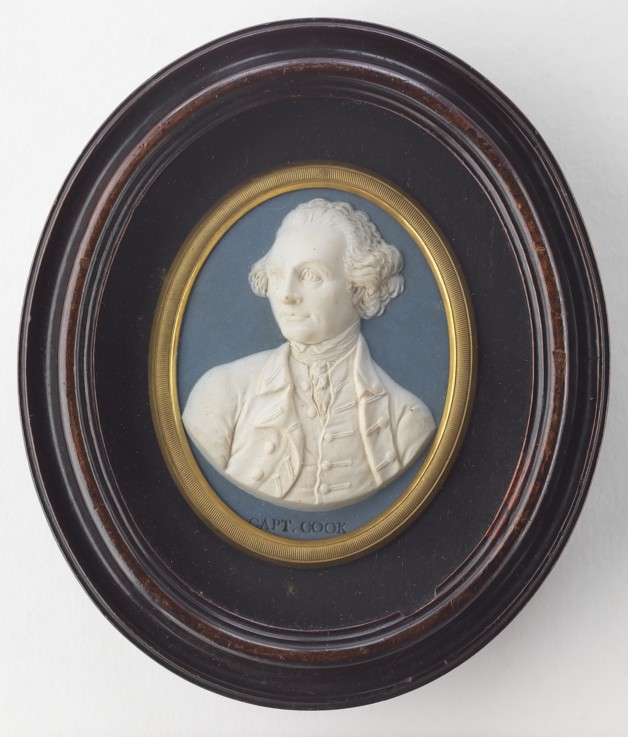 Captain James Cook (Wedgwood portrait medallion) from Unbekannter Künstler