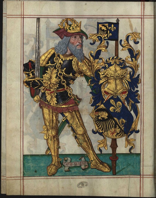Charles the Great (From Livro do Ameiro-Mor) from Unbekannter Künstler