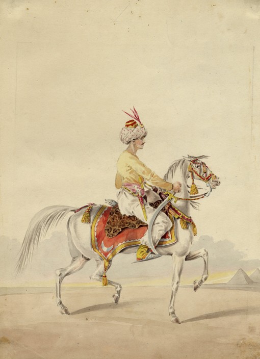 Mamluk on horseback from Unbekannter Künstler
