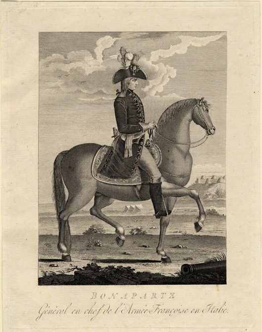 Napoleon as commander of the Army of Italy from Unbekannter Künstler