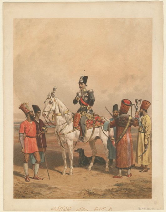 Nasser al-Din Shah Qajar (1831-1896), Shahanshah of Persia from Unbekannter Künstler