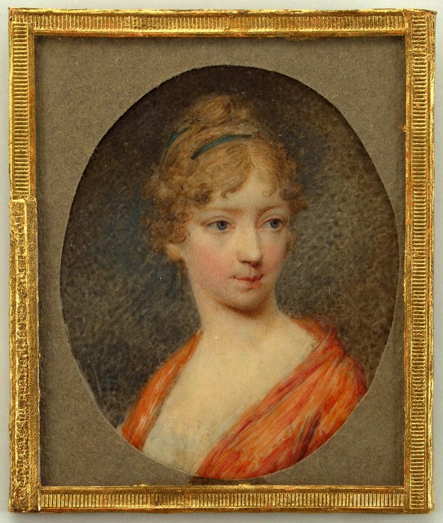 Portrait of Empress Elizabeth Alexeievna, Princess Louise of Baden (1779-1826) from Unbekannter Künstler