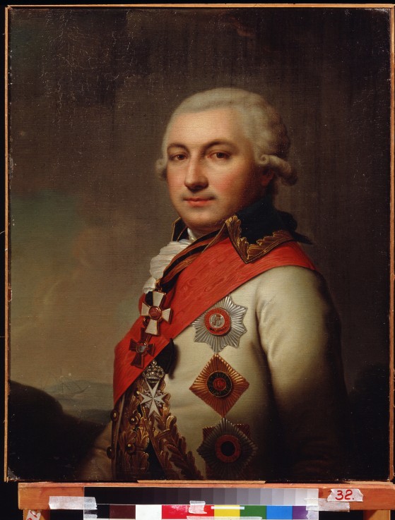 Portrait of Admiral José (Osip) de Ribas (1749-1800) from Unbekannter Künstler