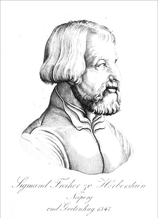 Portrait of Baron Sigmund von Herberstein, Ambassador in Poland and Russia from Unbekannter Künstler