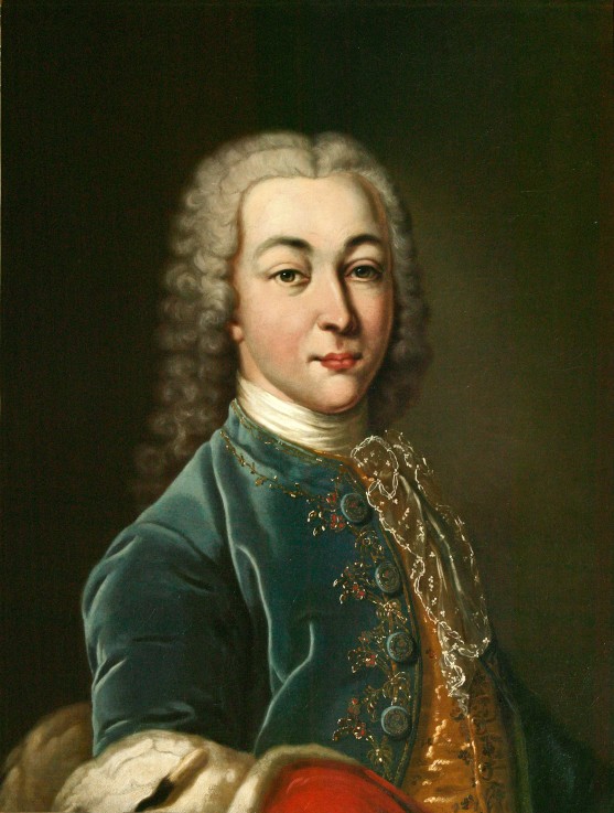 Portrait of the Poet Prince Antiokh Kantemir (1708-1744) from Unbekannter Künstler