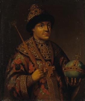 Portrait of the Tsar Feodor (Theodore) III Alexeevich of Russia (1661-1682)
