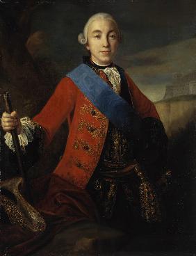 Portrait of the Tsar Peter III of Russia (1728-1762)