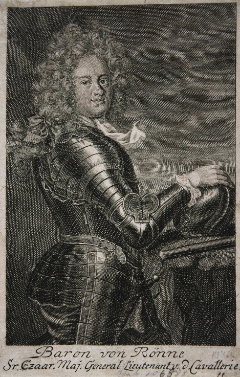 Portrait of Baron Carl Ewald von Roenne (1663–1716) from Unbekannter Künstler