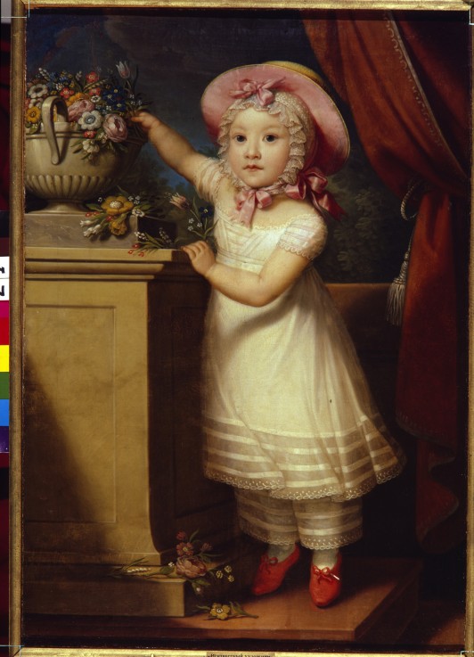 Portrait of Ekaterina Dmitrievna Obreskova (1822-1874) from Unbekannter Künstler