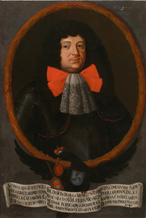 Portrait of count Stanislaw Kazimierz Radziwill (1648-1690) from Unbekannter Künstler