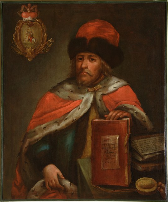 Portrait of Prince Vasily Vasilyevich Galitzine (1643–1714) from Unbekannter Künstler