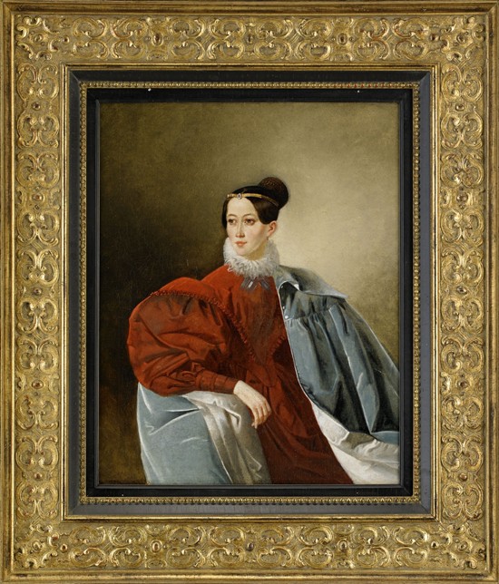Portrait of Countess Yelizaveta Ivanovna Kropotkina (1803-1836), née Dorokhova from Unbekannter Künstler