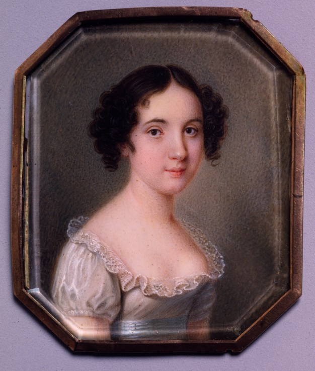 Portrait of Countess Maria N. Raevskaya (1805-1863) from Unbekannter Künstler