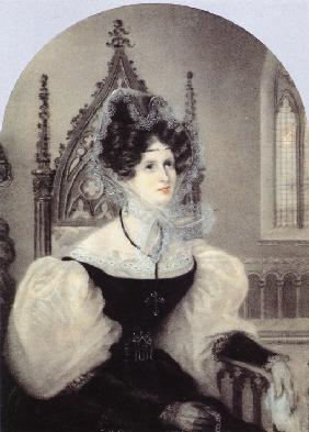 Portrait of Princess Zinaida Alexandrovna Volkonskaya (1792-1862)