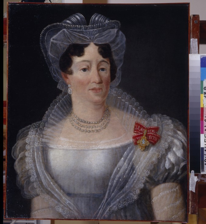 Portrait of Countess Yelizaveta Fyodorovna Musina-Pushkina (1758-1835) from Unbekannter Künstler