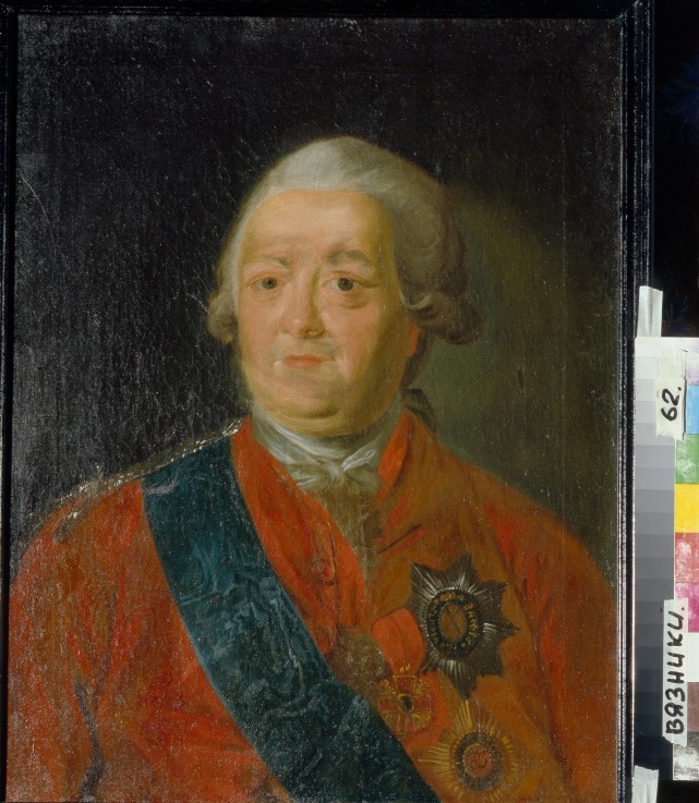 Portrait of General Count Petr Ivanovich Panin (1721-1789) from Unbekannter Künstler