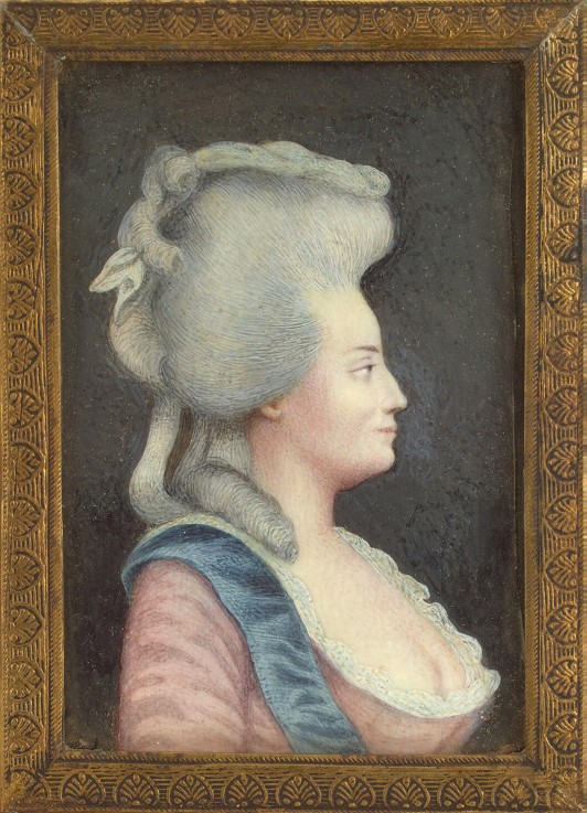 Portrait of Duchess Maria Feodorovna (Sophie Dorothea of Württemberg) (1759-1828) from Unbekannter Künstler