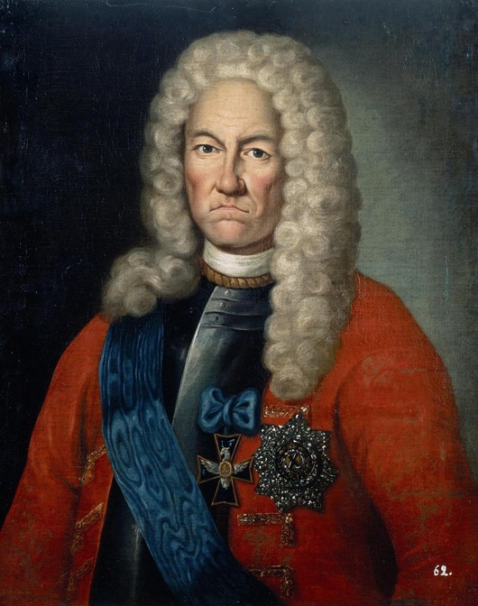 Portrait of Jacob Daniel Bruce (1669-1735) from Unbekannter Künstler