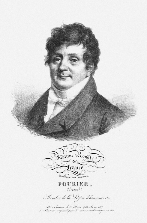 Portrait of Jean Baptiste Joseph Fourier (1768-1830) from Unbekannter Künstler