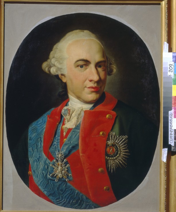 Portrait of Count Kirill Razumovsky (1728-1803), the last Hetman of Ukraine from Unbekannter Künstler