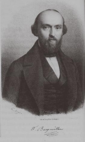 Portrait of the composer Johann Friedrich Franz Burgmüller (1806-1874)