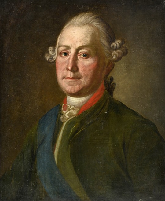 Portrait of Lev Alexandrovich Naryshkin (1733-1799) from Unbekannter Künstler